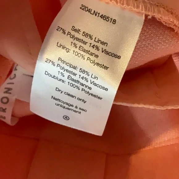 Veronica Beard Elice Pand Heathered bright coral - Picture 10 of 10